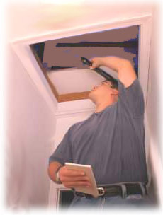 Mold inspection and testing in the attic is often required if roof leaks are evident.