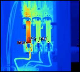infrared scan of electrical panels